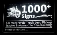1000+ segni Segno di luce Car Segno Auto Moto Truck Pickup Tractor Snowmobile Bike Giarreggiante 3D LED Dropshipping all'ingrosso