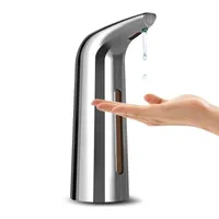 Dispensador de sabão líquido 400ml Automatic Smart IR Sensor Touchless Sanitizer Sanitizador Dispensador para Banheiro de Cozinha