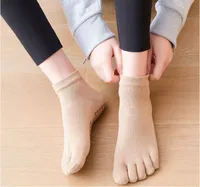 Gekamd katoen All-inclusive Five Finger Socks Dispense Dance Yoga Sports Indoor Fitness