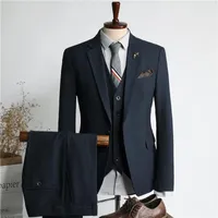 Erkekler Suits Blazers oimg takım elbise üç parçalı iş gündelik profesyonel formal kıyafet sağdıçsmen damat gelinlik