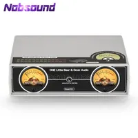 Nobsound MIC+LINE Dual Analog VU Meter Music DB Panel Display Stereo Audio Visualizer Sound Level Indicator for Power Amplifier 211011