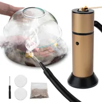 Tools accessoires boor voedsel koude rook generator branden rookhouse koken draagbare moleculaire keuken rookkanon voor BBQ grill infus