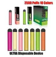 퓸드 울트라 일회용 포드 전자 담배 장치 키트 2500 Pufffs 850mAh 배터리 프리 쿼리 카트리지 vape 펜 VS 바 플러스 추가