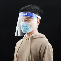 PE Beschermend gezicht Schild Masker Herbruikbare Clear Goggle Safety Transparante Anti-Fog Eye Protector Voorkom Bespattende druppels Kookolie Splash Maskers HY0086
