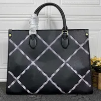 2022 ss Designer Handbags Luxury Women ONTHEGO Tote Bags Classic Style Crossbody bag New Brand Shoulder Handbag for lady Brown Black High