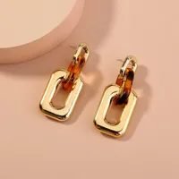 S925 silver needle Charm earrings Tassel Women Irregular Chain Retro Cool Wind Asymmetric Ring Splicing Accessories Designer Jewelry