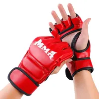 new Thick Boxing Gloves MMA Gloves Half Finger Sanda Taekwondo Fighting Sandbag Professional TKD Training Equipmenta03