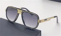 Nuovi uomini popolari Design tedesco Design occhiali da sole 665 quadrato retrò lamiera punk telaio telaio occhiali da sole moda stile semplice stile superiore