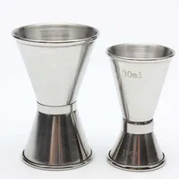 Двухсторонняя измерительная чашка коктейль ликер бара измерения чашки из нержавеющей стали Джиггер барменного напитка смеситель ликер измерения чашки