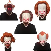 9Styles Halloween Mask Silicone Movie Stephen King's It 2 ​​Joker Pennywise Mask Volledige Gezicht Horror Clown Cosplay Prop Party Masks