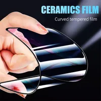 Ceramics Screen Protector Soft Film 9H Full Cover for iPhone 13 12 11 pro max XS XR X 8 7 Plus Not Tempered Glass