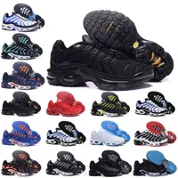 2019 New Design Top Quality TN Mens shOes Breathable Mesh Chaussures Homme Tn REqUin Noir Outdoor ShOes Size 7-12 TY5C