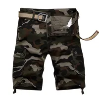 Мужские шорты Camo Summer Fashion Multi-карманный камуфляжный цвет армия военные комбинезоны мужская одежда Pantalones Cortos 2021