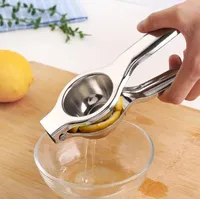 휴대용 스테인레스 스틸 라임 스퀴즈 프레스 레몬 오렌지 쥬서르 감귤류 과일 과즙 짜는 기계 주방 바 푸드 프로세서 가제트 요리 도구 DHL