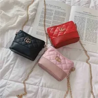 Candy Colors Girl's Korean Princess Messenger Bag 2021 Barnens söta modepåse One-Axel Väskor Coin Case Purse High Capacity Totes G74N4IZ