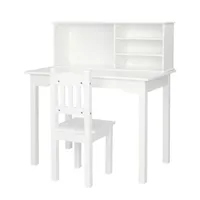 2022 Boxes & Bins Painted Student Table and Chair Set A White 5-layer Desktop Multifunctional (80*50*88.5cm)