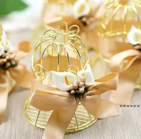 Newparty Supplies Candy Box European Matrimonio e regalo di compleanno Scuoto Caso di stagno Bird Cage Anello Articoli Confezione Scatole di imballaggio RRA9793