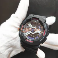2021 heißes modell wasserdichte männer armbanduhr sport dual display gmt digital led reloj hombre armee militäruhr relogio masculino doppelt farbe band