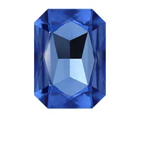 10x14mm Top Klaue Rhinestones Rechteck Glitter Kristallperlen für Handarbeit Strass Steine ​​Trim Nicht Hotfix Klebstoff Rhinestones Für Kleidung
