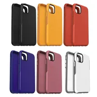 2 In 1 Shockproof Phone Cases For iPhone 11 Colorful Multi Colors Full Cover TPU+PC Case a29