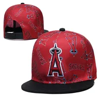 New Fashion Angels A Letter Cap Gorras Planas Hip Hop Snapback Baseball Sport all'aperto Hiphop Regolable Red Hat
