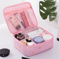 Cosmetic Bags & Cases Duza Torba Cylinder Bag African Makeup Holder For Cosmetics Felt Organizer Pvc Boite De Rangement Kawaii