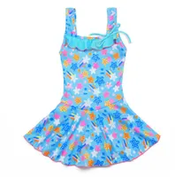 Children Swimwear Cute Girls Summer Swimsuit One Pieces Swim Skirt Suits baby bahtingsuit Princess Kids Beach Dress Beachwear