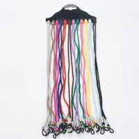 Candy Color Eyeglasses Straps Sunglasses Chain Anti-Slip String Ropes Band Cord Holder 12pcs lot a39