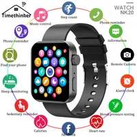 Smart Watch 44mm pantalla táctil impermeable reloj deportivo conversación con Bluetooth Hartslag SLAAP DAFIT APP Temperatura Presión arterial Monitoreo del sueño para Apple Samsung