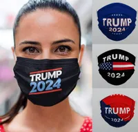 Trump 2024 Reutilizável máscara facial lavável não-tecida tecido impermeável à prova de poeira-à prova de máscaras respirável atacado
