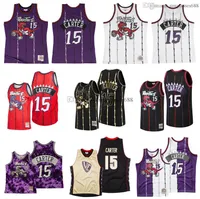 Stitched Vince Carter Jersey S-6XL Mitchell & Ness 1998-99 Mesh Hardwoods Classics retro basketball jerseys Men Women Youth