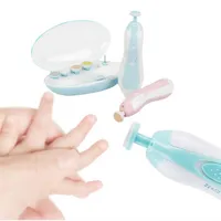 Bambino automatico per unghie per unghie per unghie per il bambino Accessori per la cura del bambino multifunzione portatile Set di manicure elettrico Set per unghie Green Pink CO244F