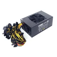 Computer Power Supplies New Miner PSU For Baijin 80plus Platinum Full Voltage 8 Video Card Multi-Channel Mute 1800W 2000W Mining HQ-2000W