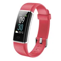 ID130C Moniteur de fréquence cardiaque Smart Bracelet Fitness Tracker Smart Watch GPS GPS Smart Montre Smart pour iPhone Android Regarder PK DZ09 U8