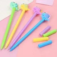 Gel stylos 1pc Creative Cartoon Student Dinosaur Modeling Pen Office Stationery Plastic Gift Gift Supplies Wholesale