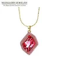 Pendentif Colliers Néoglory strass chaîne de mode Pendentifs bijoux 2021 Cadeaux de marque Embellis avec des cristaux de