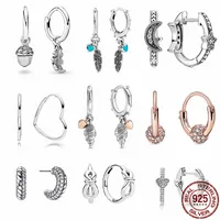 2021 925 الاسترليني zilveren lnfinite zirkoon oorstekers voor دي المنشأ oorbellen سحر maken الأزياء diy sieraden voor vrouwen
