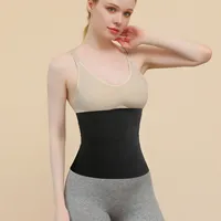 Venta al por mayor 2021 vendaje wrap wrap entrenador de cintura mujer soporte lumbar Flexible para la grasa del vientre inferior posparto recuperación corporal Shaper