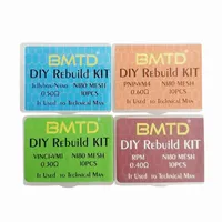 BMTD Verktygssatser Bag Box NI80 Material med Mesh Coil Cottons Fit VINCI VM1 RPM PNP VM4 JellyBox Nano DIY Rebuild Kit
