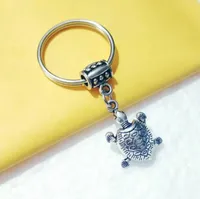 Whole Fashion Big   Sea turtle Charm Keyring Keychain Car Bag Decorations Women Jewelry Y23