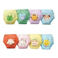 Baby Toddler Girls Boys Cute 4 Layers Waterproof Potty Training Pants Reusable 2-3 Years Cloth Diapers