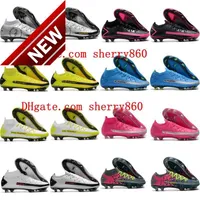 2022 Soccer Shoes Męskie Cleats Phantom Scorpion Elite Dynamic Fit FG Crampons de Football Boots
