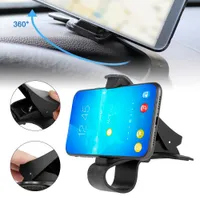 Car Dashboard Holder Phone Mount HUD Dash Clip Universal Adjustable Car Dashboard Stand Bracket for Mobile Phone Tablets GPS