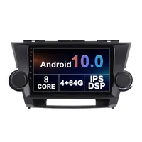 Toyota Highlander 2009-2014ダブルDINダッシュボードのための車DVDラジオマルチメディアアンドロイドヘッドユニットプレーヤー