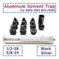 Modular Fuel Filter Replacement 10inch Aluminum 1 2-28 5 8-24 M24x1.5 For Napa 4003 Wix 24003 Solvent Trap Kits