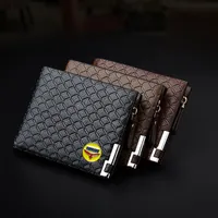 Short Style Wallet Top PU Leather Logo Bag Card Package Wallet Coin Bag For Audi BMW Mecerdes Benz Car Styling Free Shipping