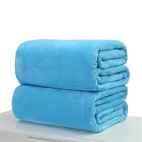 Теплая фланелевая флисовые одеяла мягкие твердые одеяла сплошные покрывающие плюшевые зимние летние бросить одеяло для кровати диван 44 v2