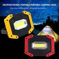 30W COB Led Portable Spotlight Led Work Light Rechargeable 18650 Battery Outdoor Light For Hunting Camping Latern