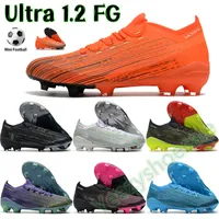 Calcia calcio Scarpe da calcio Ultra 1.2 FG Uomo Sports Sneakers Bianco nero multicolore Blu viola Volt Volt Red Mens Trainer US 7-11.5