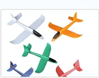 Airplane Model Hand-thrown 36 Cm Foam Double-hole Gliding Children's Toy Outdoor Flying object